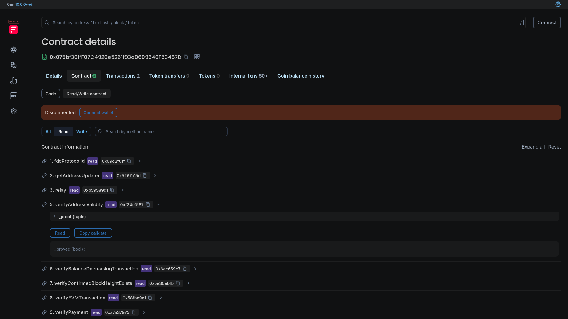 FdcVerification contract
