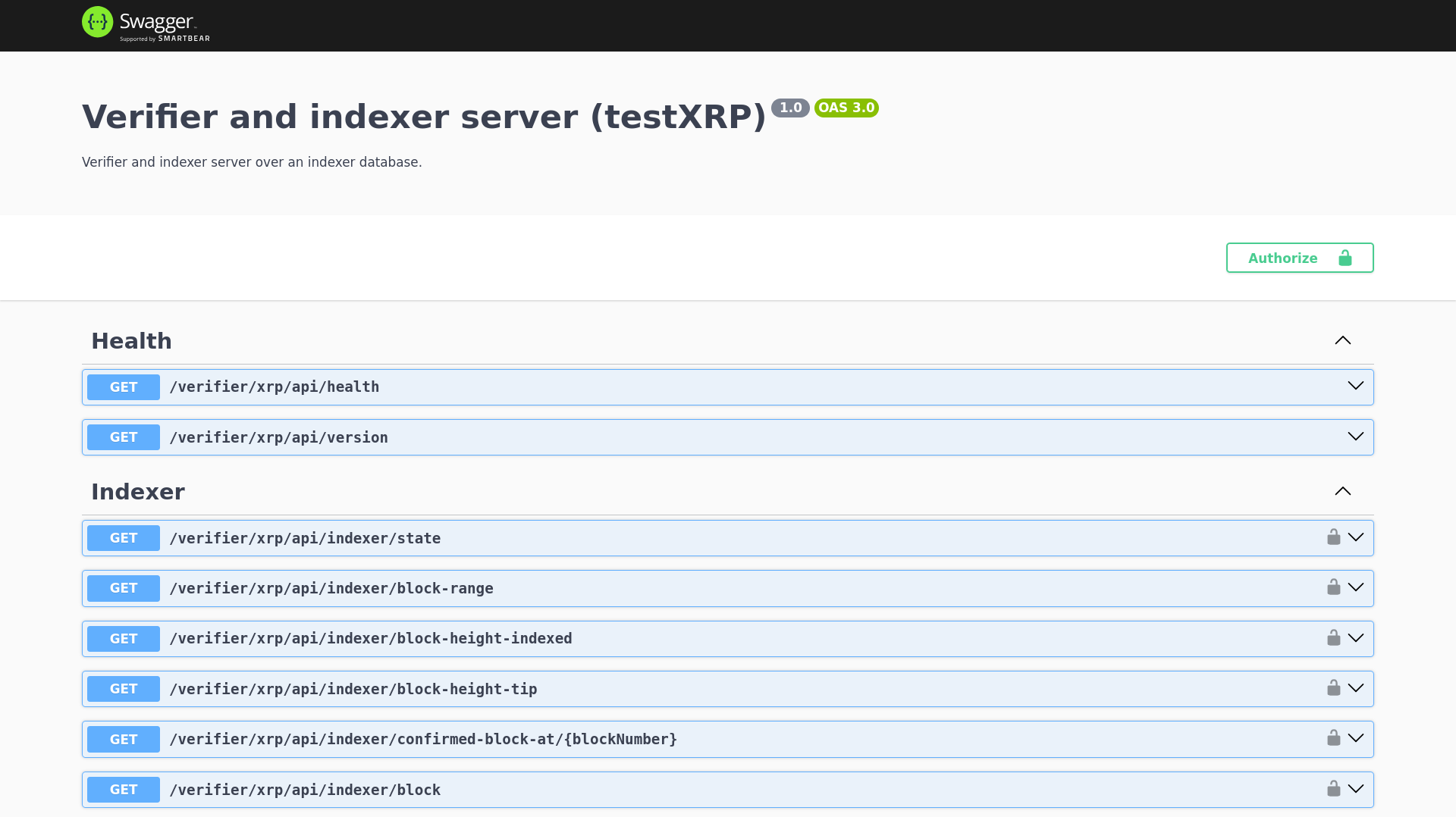 Verifier server authorize dialog